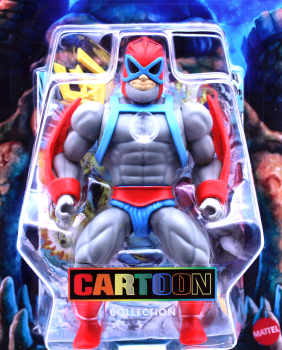 Masters of the Universe Cartoon Collection Stratos 2024 – Actionfigur 14 cm mit Zepter | hoppla-stuff.de